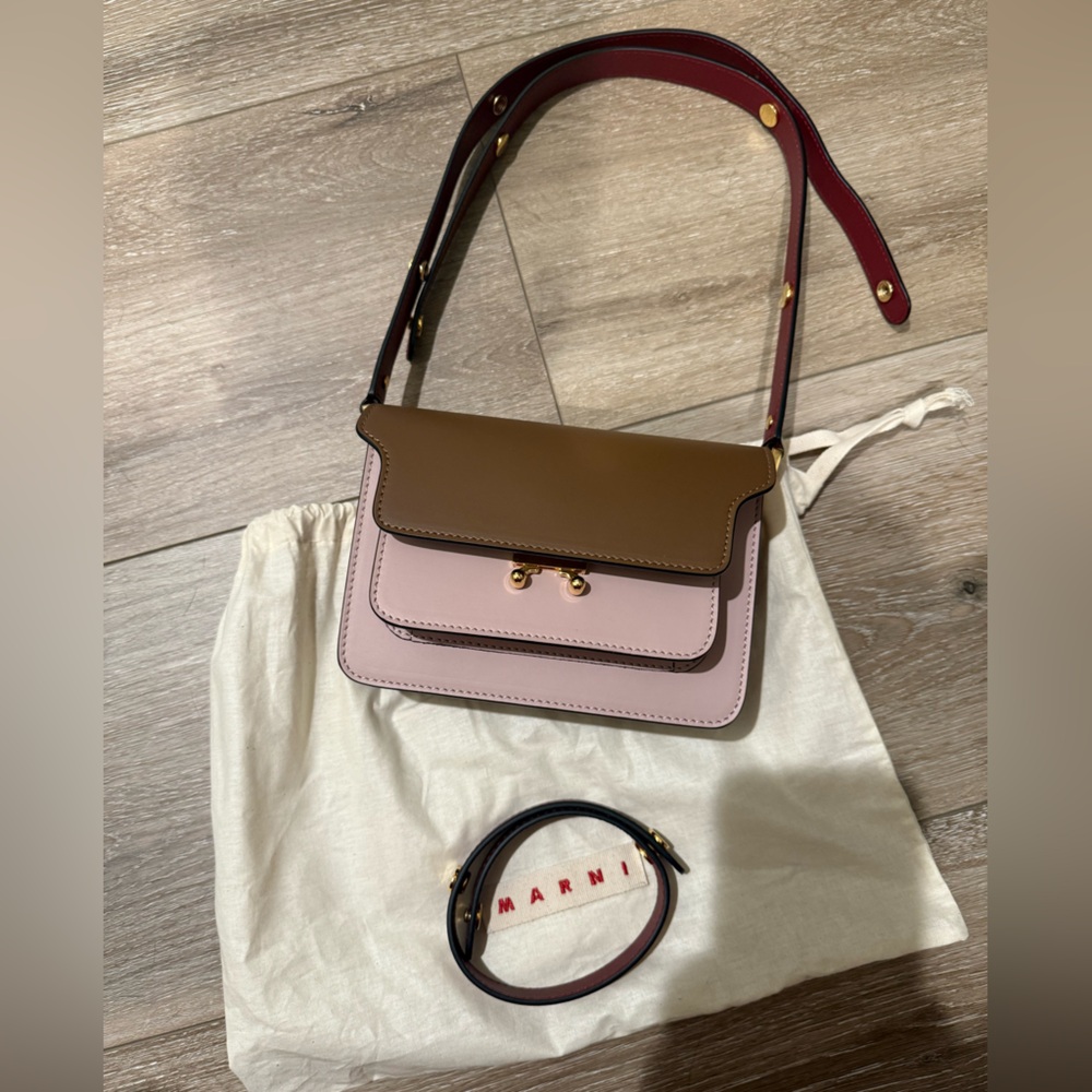 Marni trunk mini shoulder/crossbody bag (Authentic)